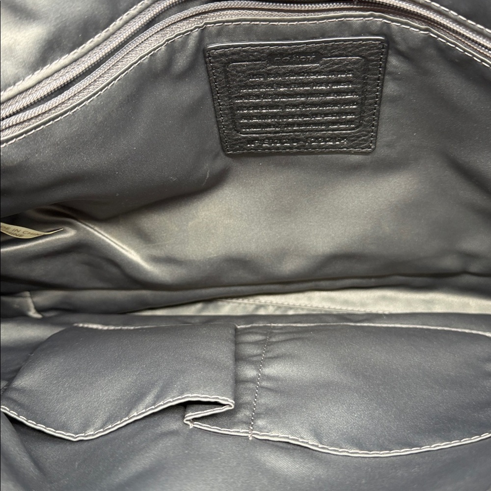 Coach Black Signature Shoulder Bag - Picture 6 of 8
